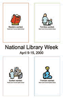 Award-winning poster from "National Library Week" Promotion